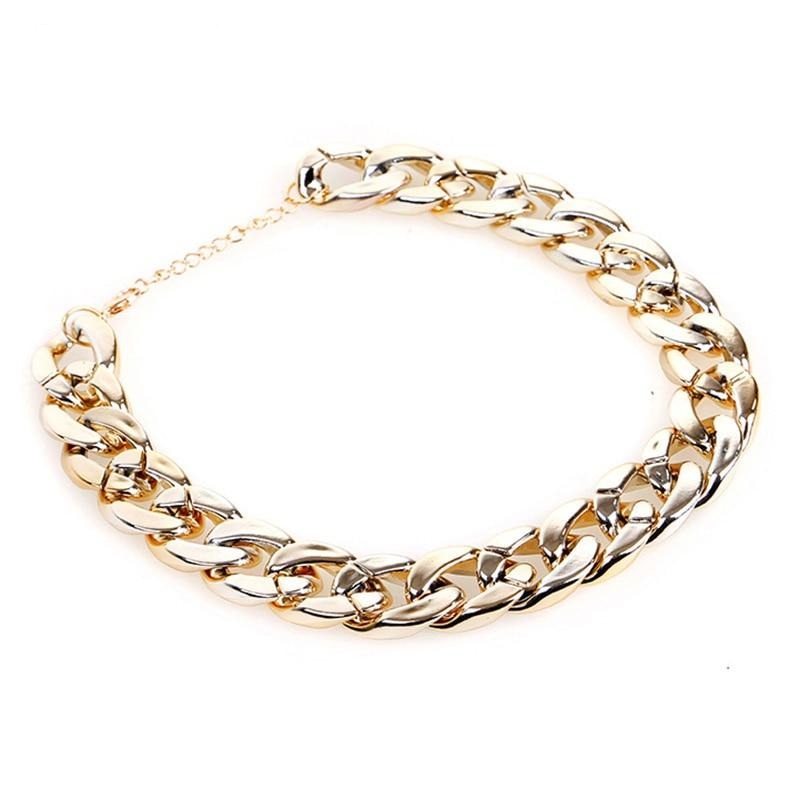 Gold Dog Chain Collar