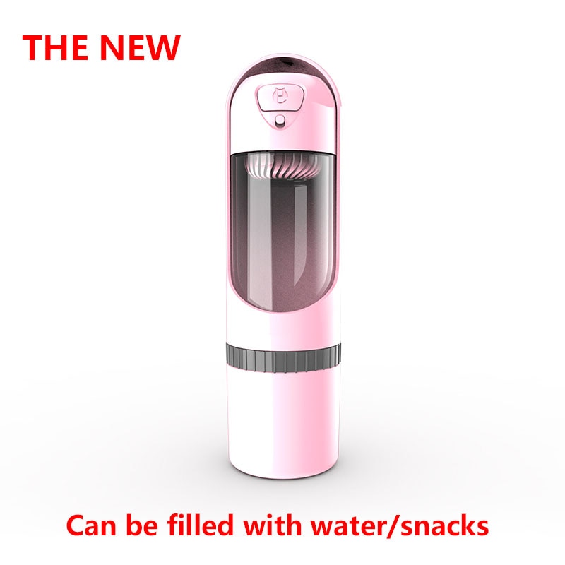 Pet Water Bottle With Food Container