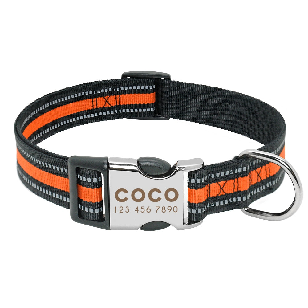 Personalized Nameplate ID Pet Collar