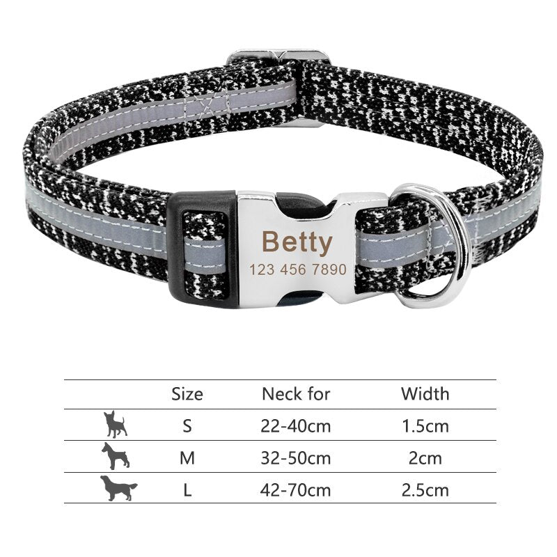 Personalized Nameplate ID Pet Collar