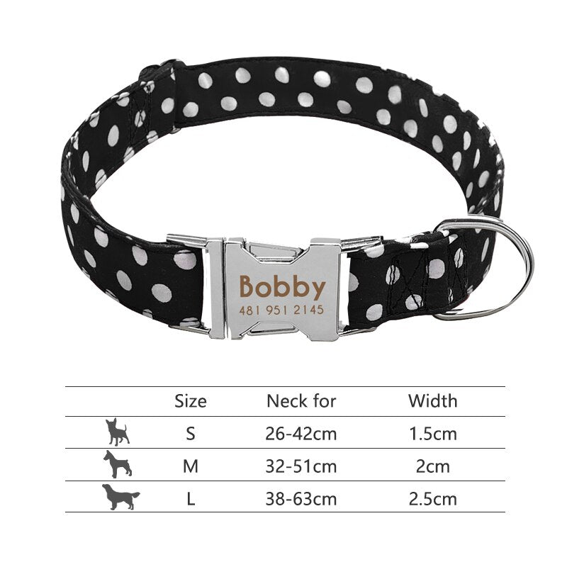 Personalized Nameplate ID Pet Collar