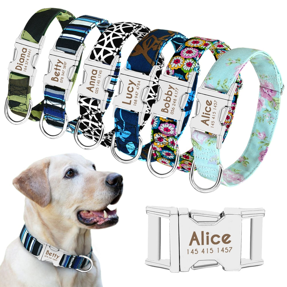 Personalized Nameplate ID Pet Collar