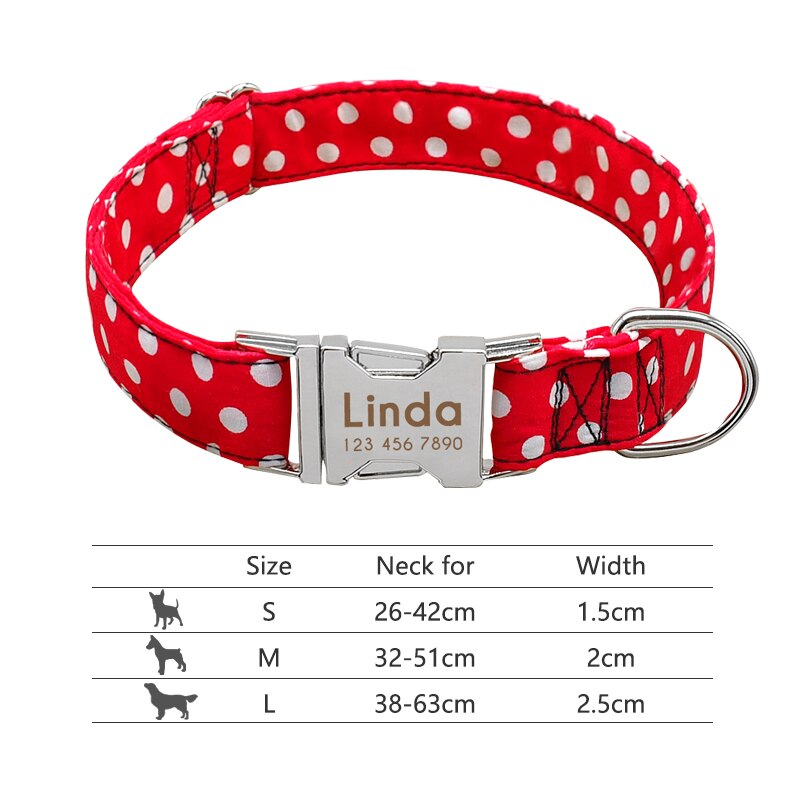 Personalized Nameplate ID Pet Collar