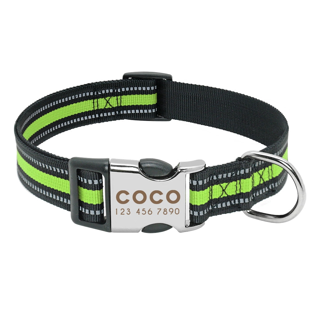 Personalized Nameplate ID Pet Collar