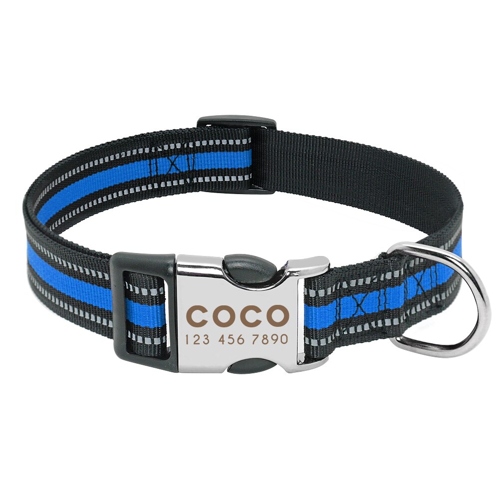 Personalized Nameplate ID Pet Collar