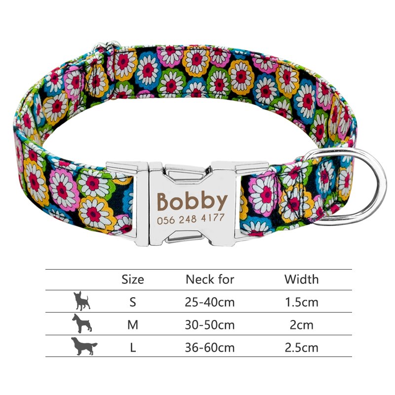 Personalized Nameplate ID Pet Collar