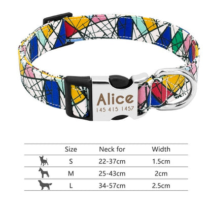 Personalized Nameplate ID Pet Collar