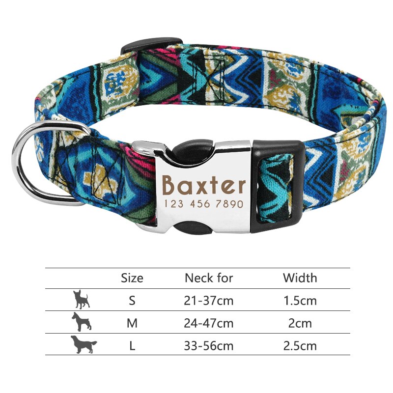 Personalized Nameplate ID Pet Collar